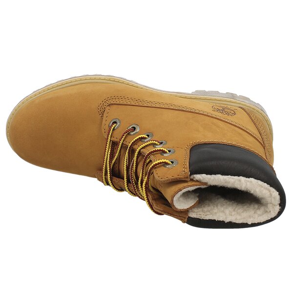 Damskie trapery TIMBERLAND PREMIUM 6 INCH BOOT FLEECE  a12ku kolor żółty