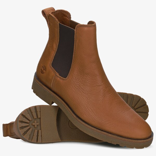 Męskie buty za kostkę TIMBERLAND FOLK GENTLEMAN CHELSEA tb0a2c1x1401 kolor brązowy