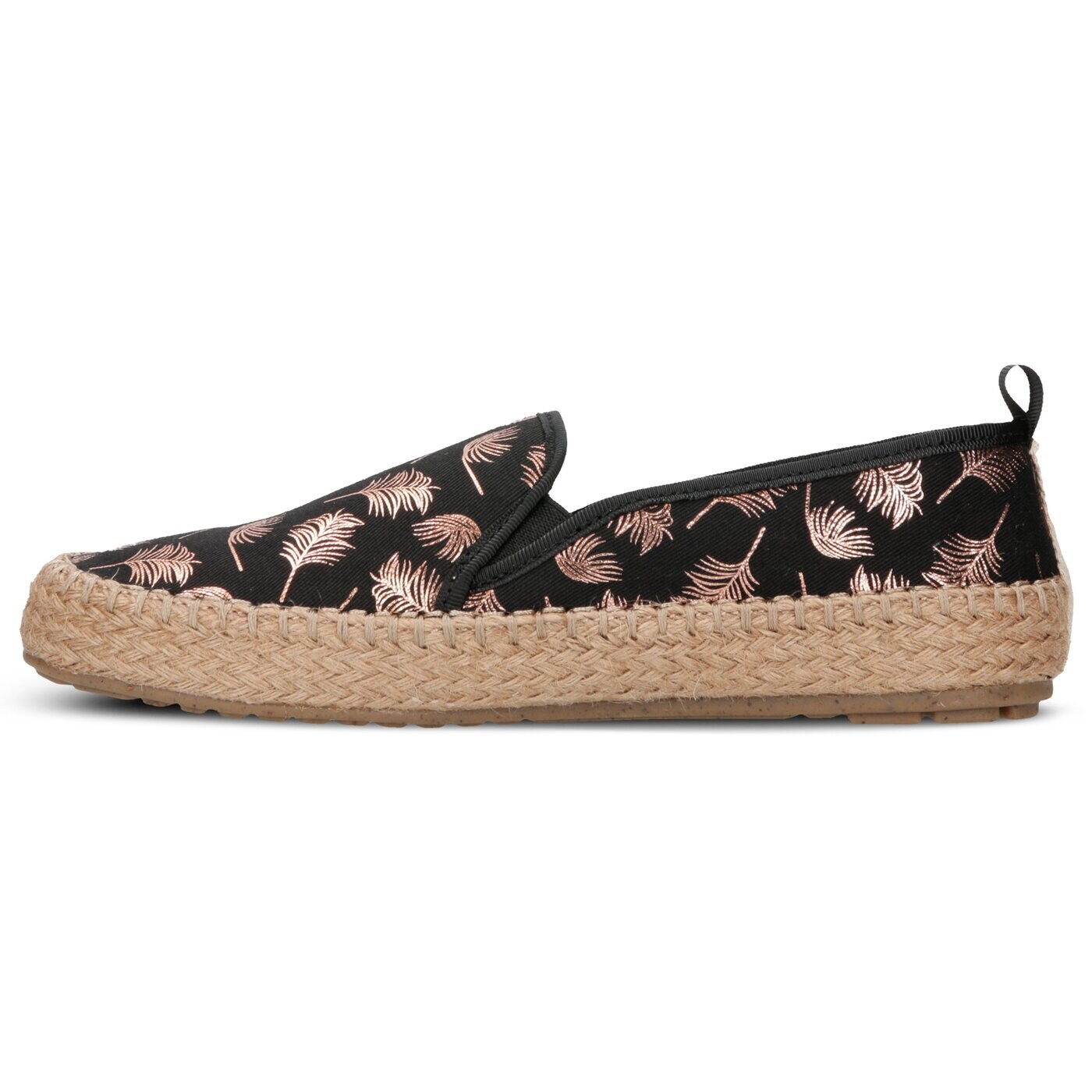 Damskie espadryle EMU GUM w11385blackfoilprint kolor czarny