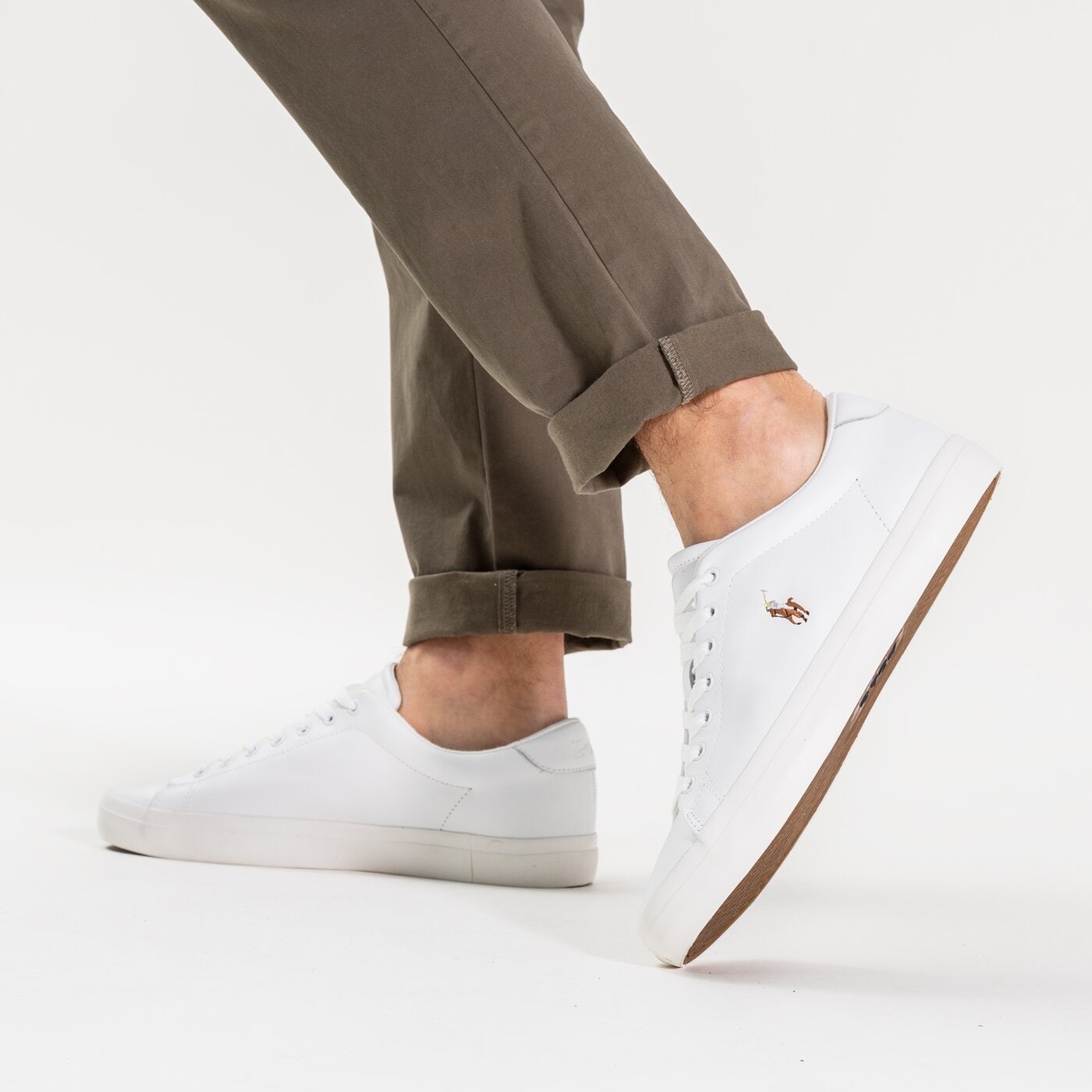 Męskie trampki POLO RL LONGWOOD SNEAKERS VULC 816785025004 kolor biały