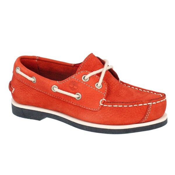 TIMBERLAND EK 2 EYE BOAT SHOE PEAKS ISLAND 6876r kolor czerwony