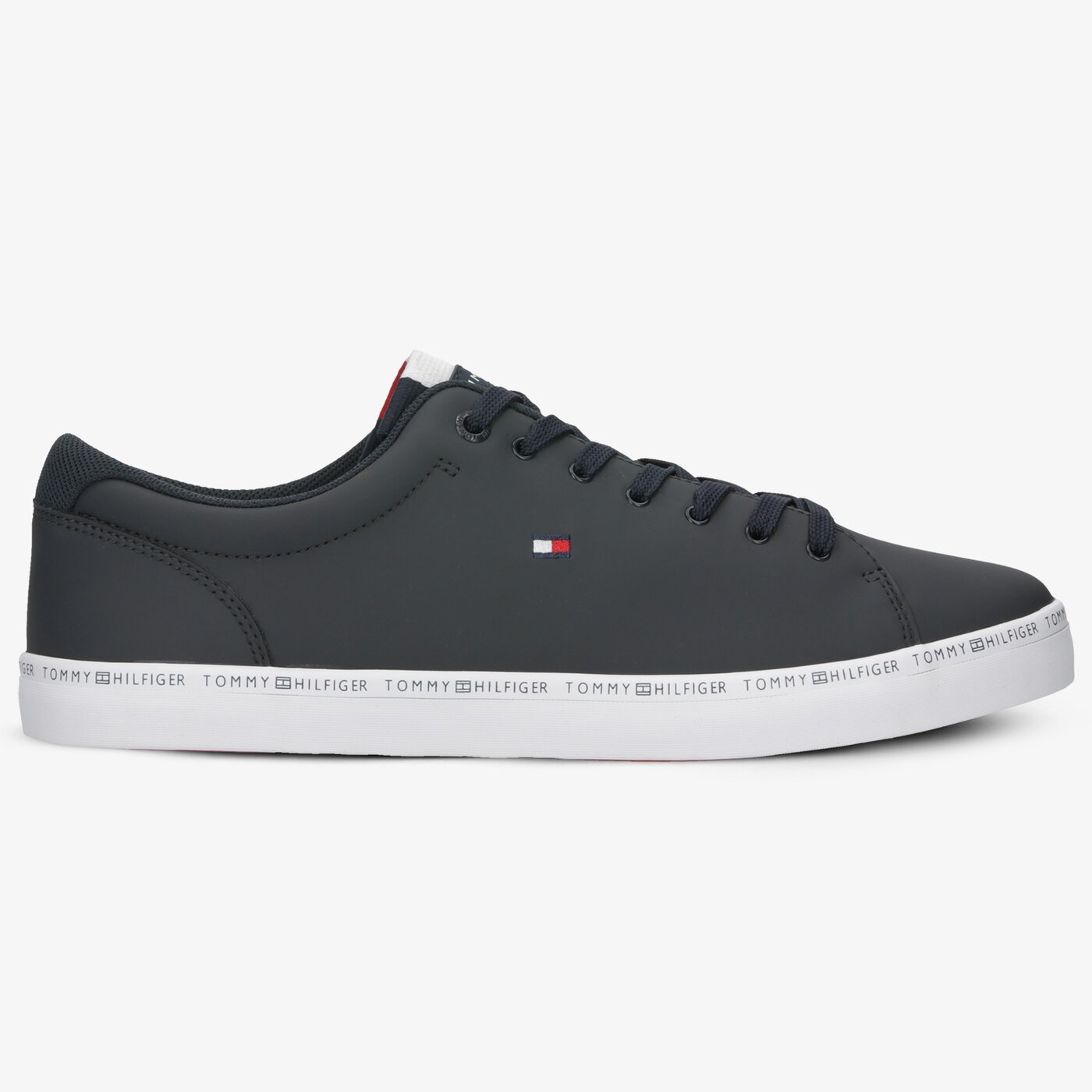 Męskie trampki TOMMY HILFIGER ESSENTIAL LEATHER VULC fm0fm02378403 kolor granatowy