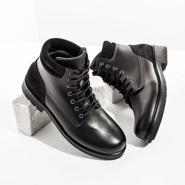 Męskie buty za kostkę TOMMY HILFIGER PATRICK 1A fm0fm01774990 kolor czarny