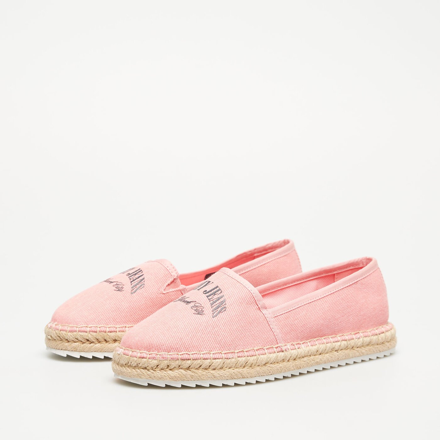 Damskie espadryle TOMMY HILFIGER TJW VARSITY ESPADRILLE en0en02470tic kolor różowy