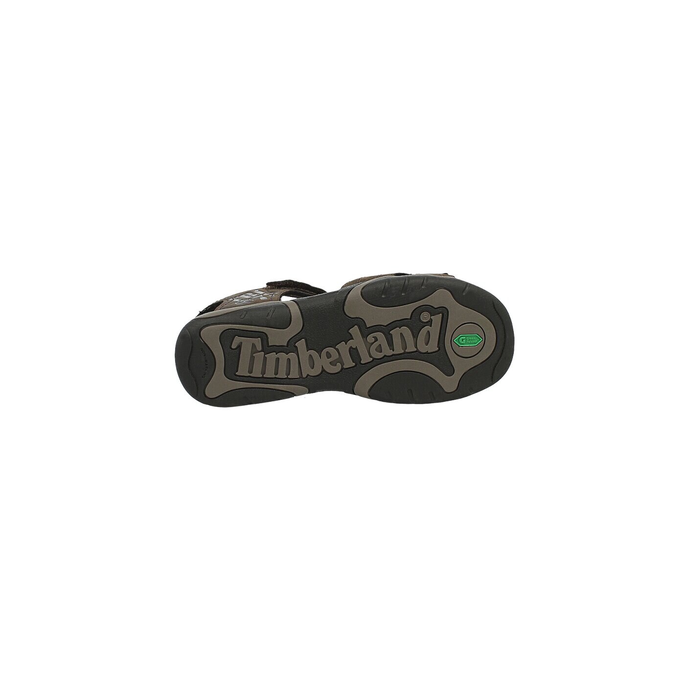 Dziecięce sandały / klapki TIMBERLAND EK OAK BLUFFS LEATHER 2 STRAP 1292a kolor brązowy