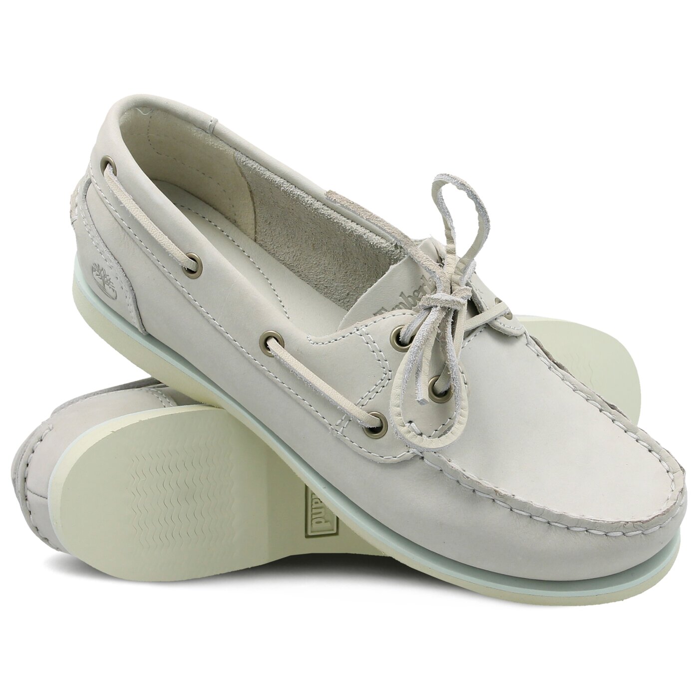 Damskie mokasyny i półbuty TIMBERLAND CLASSIC BOAT UNLINED BOAT a1nax kolor szary