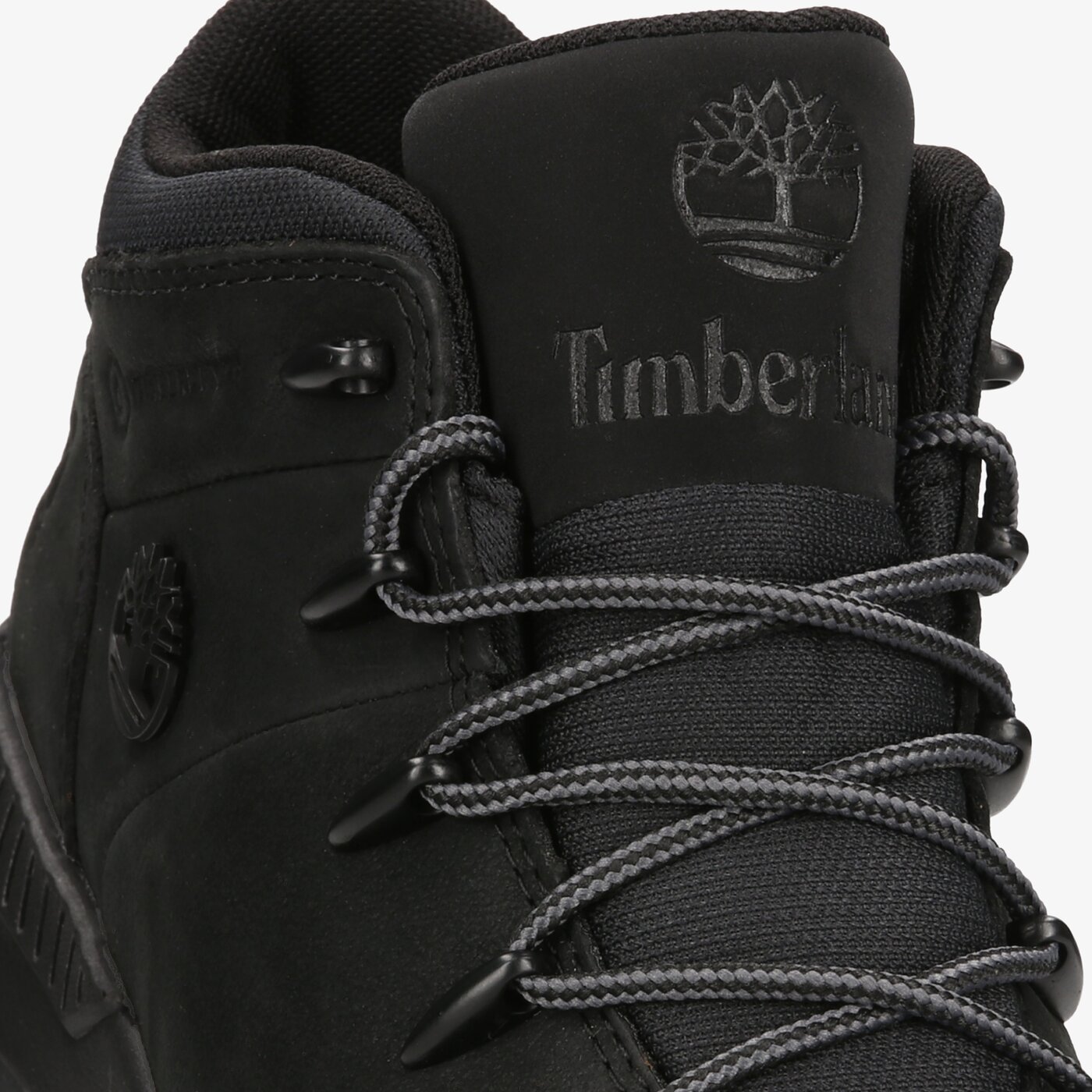 Dziecięce buty outdoor / trekkingowe TIMBERLAND SPRINT TREKKER MID WP tb0a2hs90151 kolor czarny