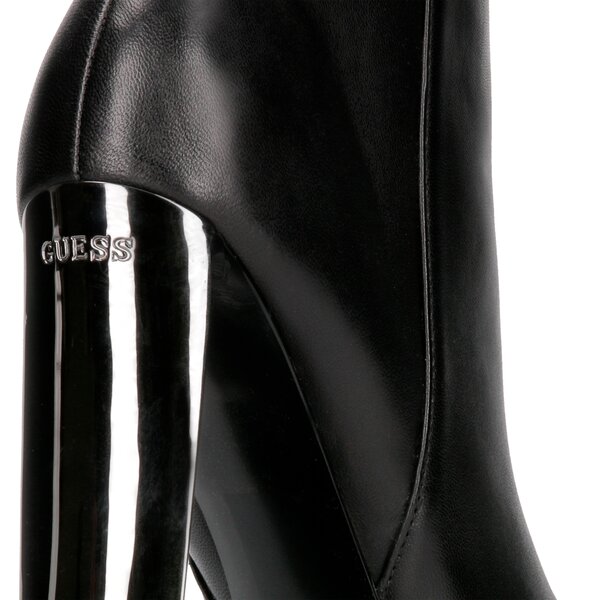 Damskie botki / sztyblety GUESS KITTY flkiy4lea10black kolor czarny