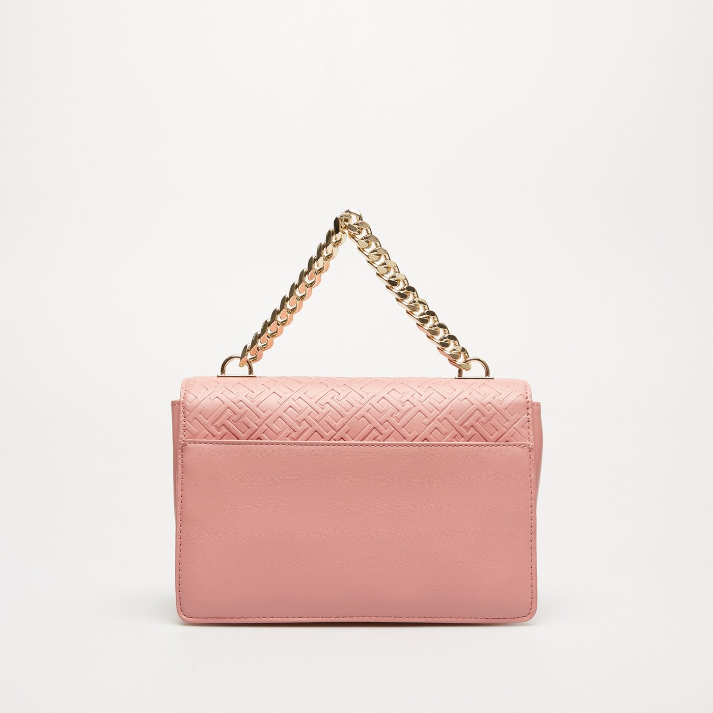 Damska torebka TOMMY HILFIGER TOREBKA TH REFINED MED CROSSOVER MONO aw0aw16108tj5 kolor różowy