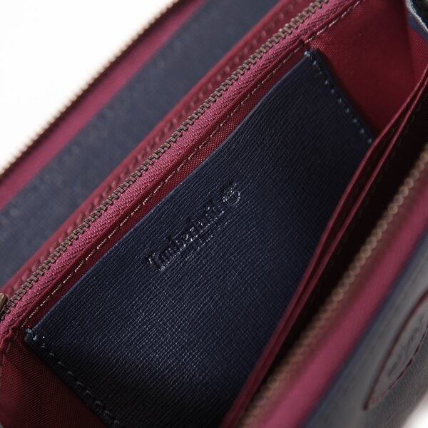 Damski portfel TIMBERLAND PORTFEL WOMEN'S WALLET WITH ZIP m3507410 kolor granatowy