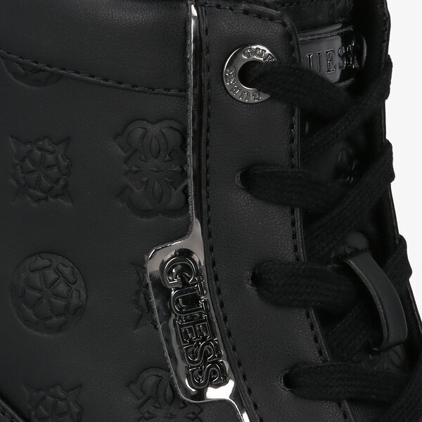 Damskie trampki GUESS FABIA fl7fabele12black kolor czarny