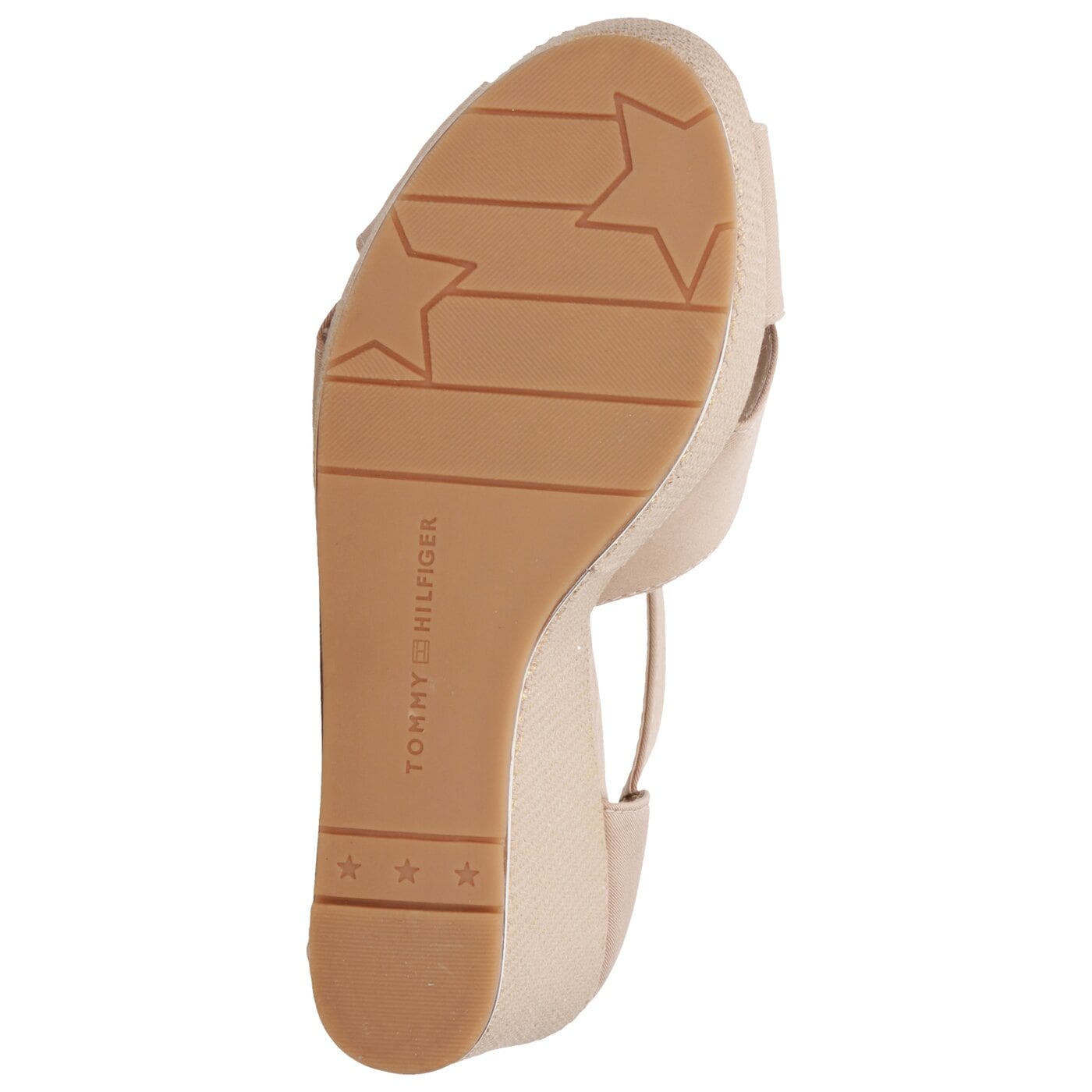 Damskie sandały TOMMY HILFIGER SELENA 2D FEMININE WEDGE SANDAL BASIC fw0fw04078932 kolor beżowy