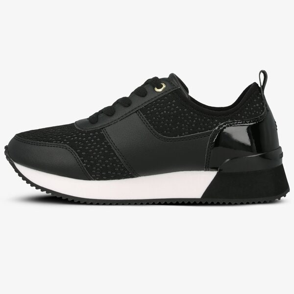 Damskie sneakersy (buty) TOMMY HILFIGER CITY ICONIC KNITTED SNEAKER fw0fw04306990 kolor czarny