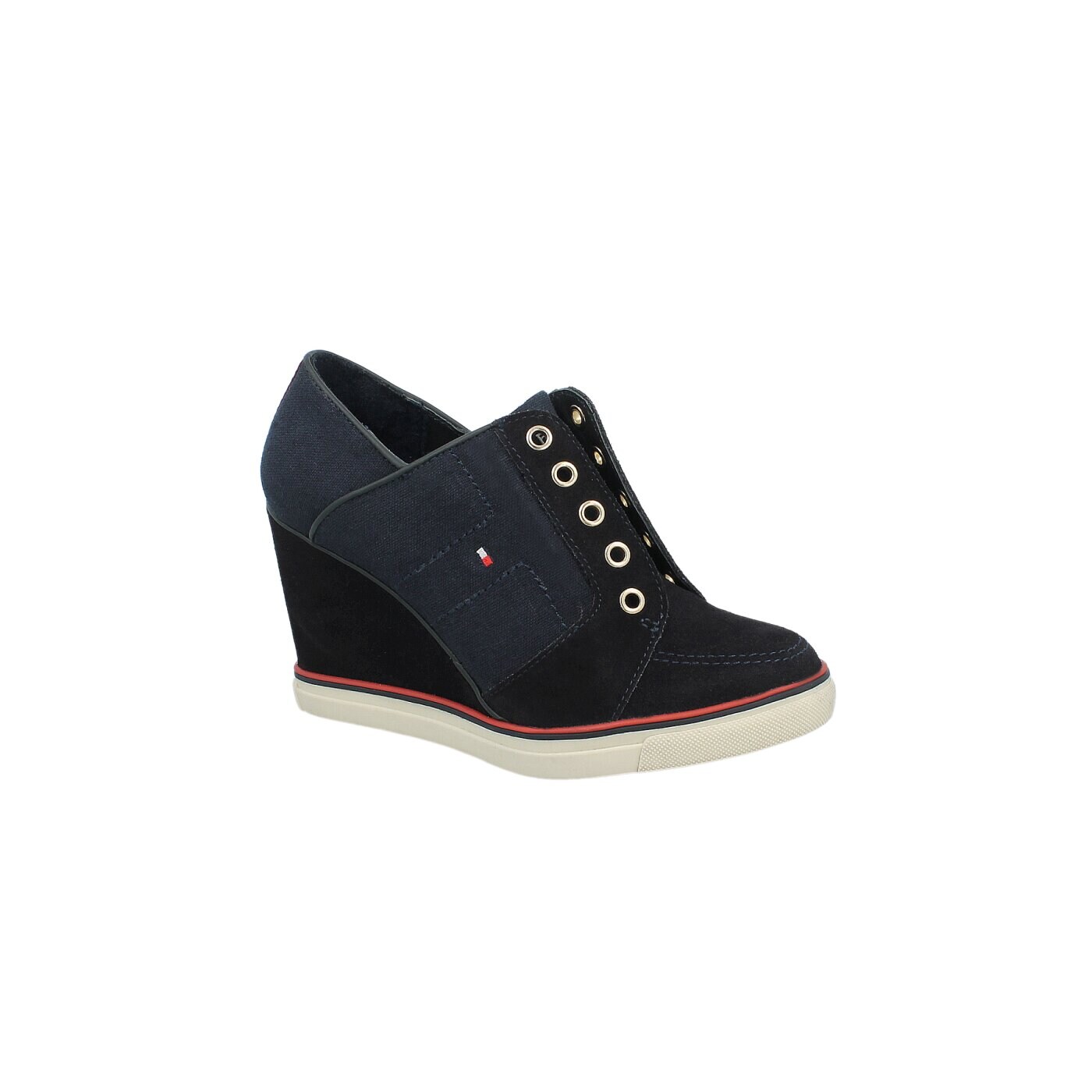Damskie buty za kostkę TOMMY HILFIGER SAGE 1C  fw56818771403 kolor granatowy