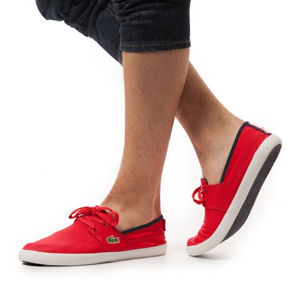 Męskie trampki LACOSTE MARICE LACE USN  727spm3003rr1 kolor czerwony