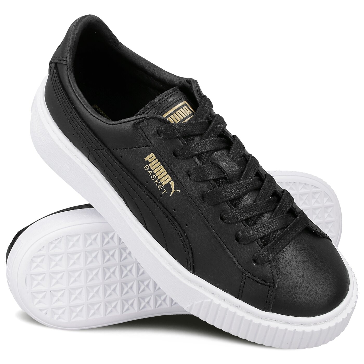 Damskie sneakersy (buty) PUMA BASKET PLATFORM CORE 36404003 kolor czarny