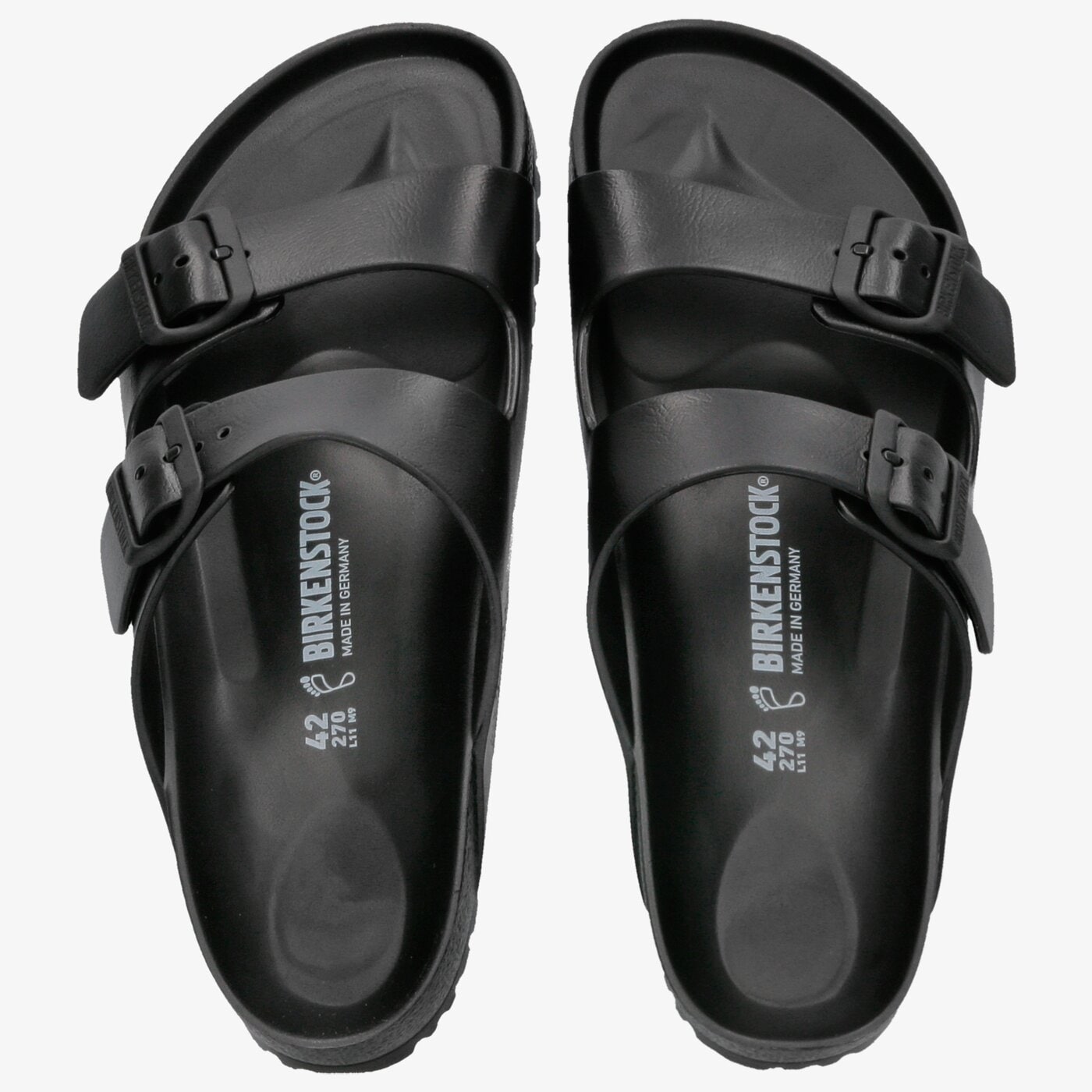 Męskie klapki BIRKENSTOCK ARIZONA EVA  129421 kolor czarny