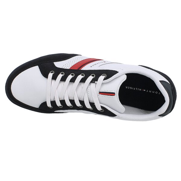 Męskie sneakersy (buty) TOMMY HILFIGER RILEY 1C fm56818999403 kolor biały