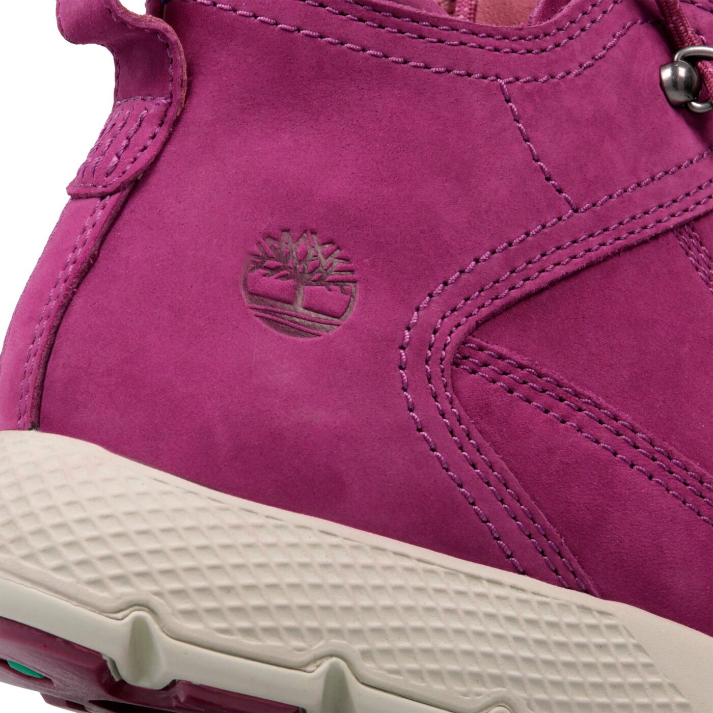 Dziecięce sneakersy (buty) TIMBERLAND FLYROAM LEATHER HIKER a1v4p kolor różowy