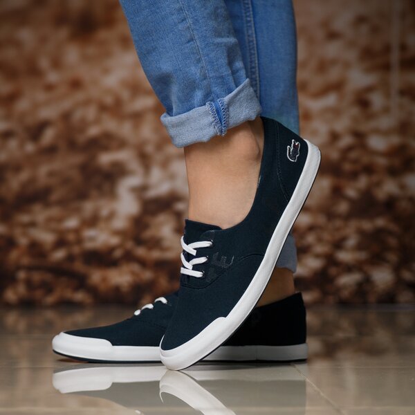 Damskie trampki LACOSTE LANCELLE 3 EYE 117 2 733caw1032003 kolor granatowy