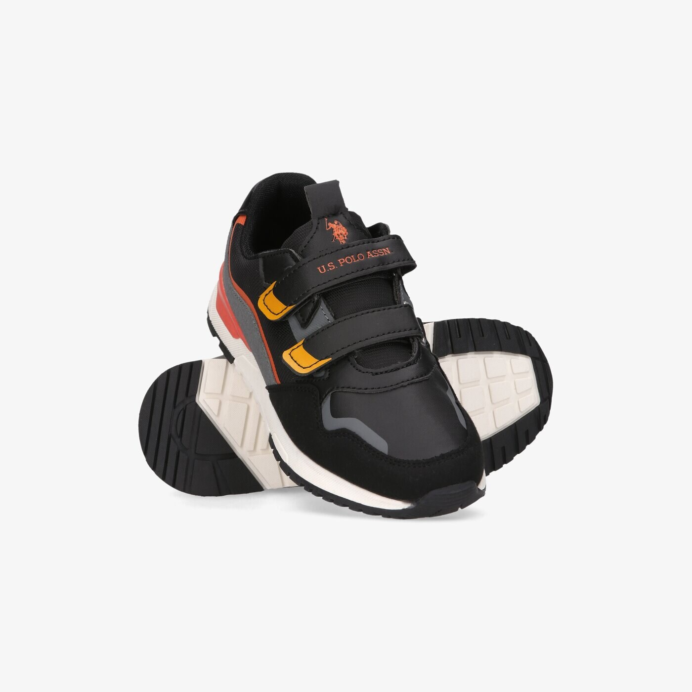 Dziecięce sneakersy (buty) U.S. POLO ASSN. LUKE002K luke002kblkgry02 kolor czarny