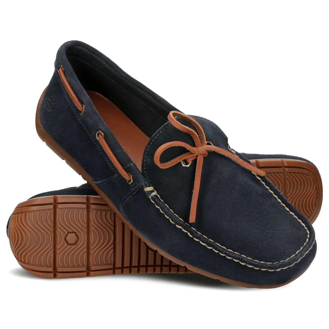 Męskie mokasyny TIMBERLAND LEMANS GENT DRIVR MOC BOAT tb0a24514101 kolor granatowy