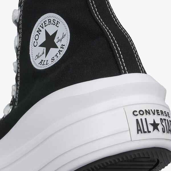 Damskie trampki CONVERSE CHUCK TAYLOR ALL STAR MOVE HIGH  568497c kolor czarny