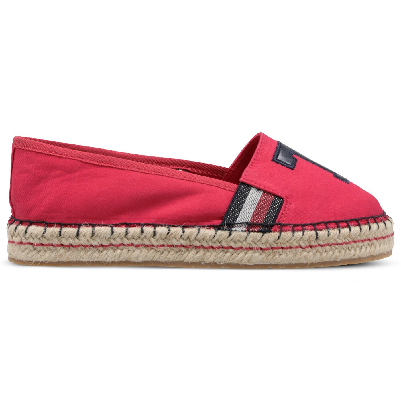 Damskie espadryle TOMMY HILFIGER INT SAMMY 22D TH PATCH ESPADRILLE fw0fw03846611 kolor czerwony