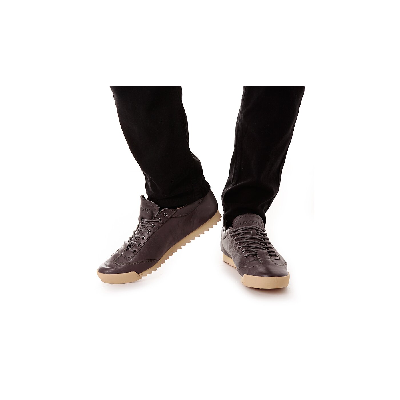 Męskie sneakersy (buty) LACOSTE RAYDON  726srm3040248 kolor brązowy