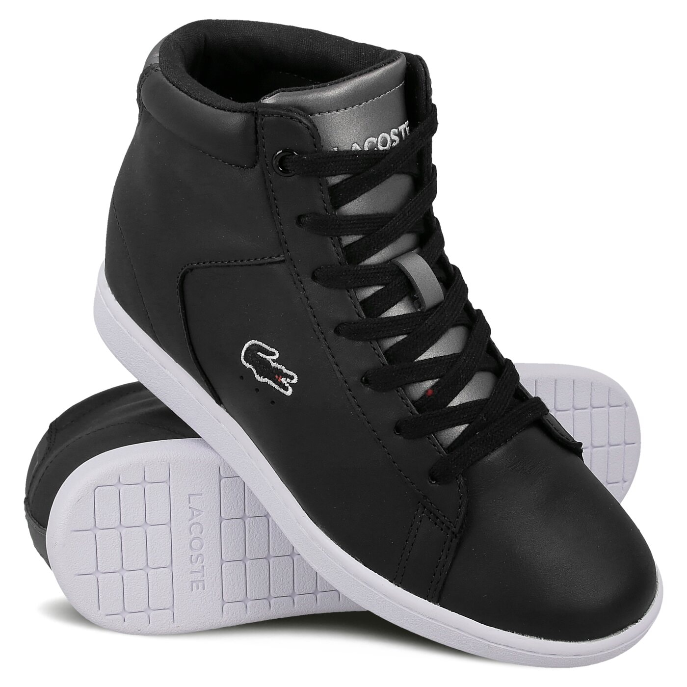 Damskie sneakersy (buty) LACOSTE CARNABY EVO WEDGE 317 3 734spw0016024 kolor czarny