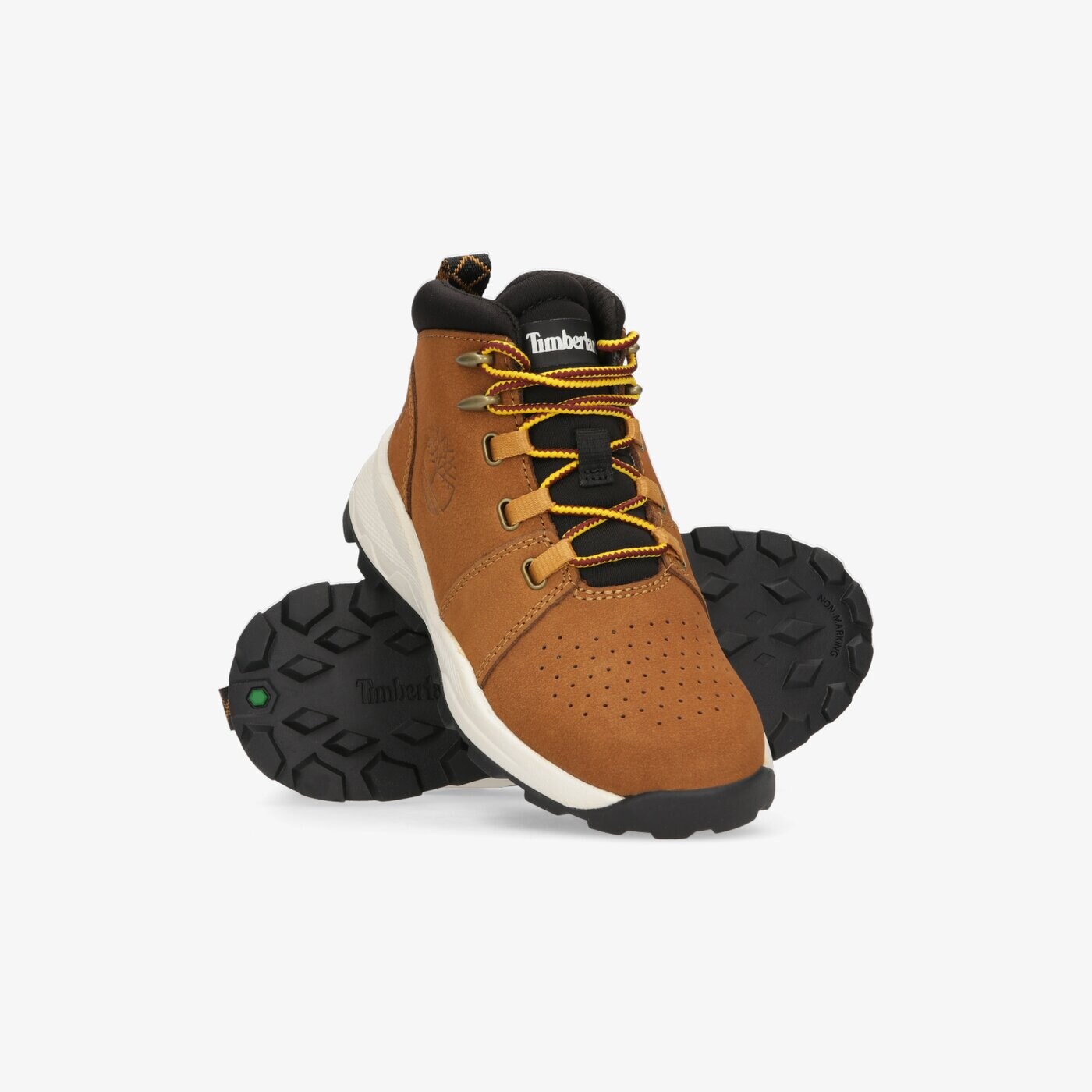 Dziecięce buty outdoor / trekkingowe TIMBERLAND BROOKLYN CITY MID tb0a28f82281 kolor żółty