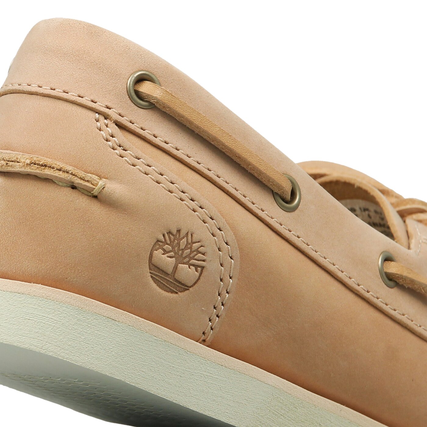 Damskie mokasyny i półbuty TIMBERLAND CLASSIC BOAT UNLINED BOAT a1naq kolor beżowy