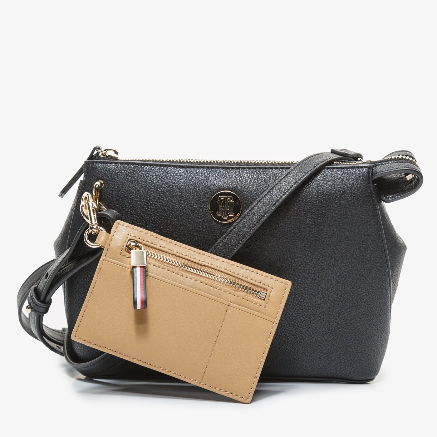 Damska torebka TOMMY HILFIGER TOREBKA CHARMING CROSSOVER aw0aw08157bds kolor czarny