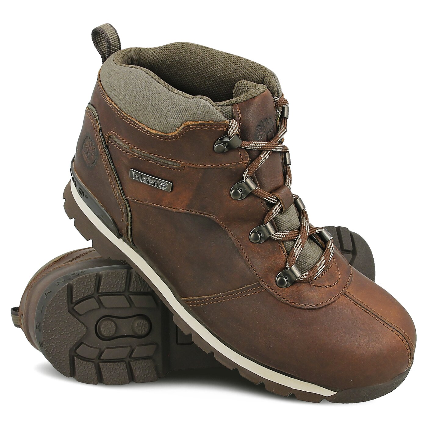 Dziecięce buty outdoor / trekkingowe TIMBERLAND SPLITROCK 2  tb0a1lzsd501 kolor brązowy