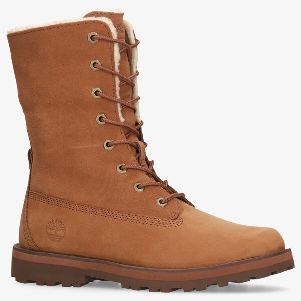 Dziecięce trapery TIMBERLAND COURMA KID SHRL RT tb0a2mjwf131 kolor brązowy