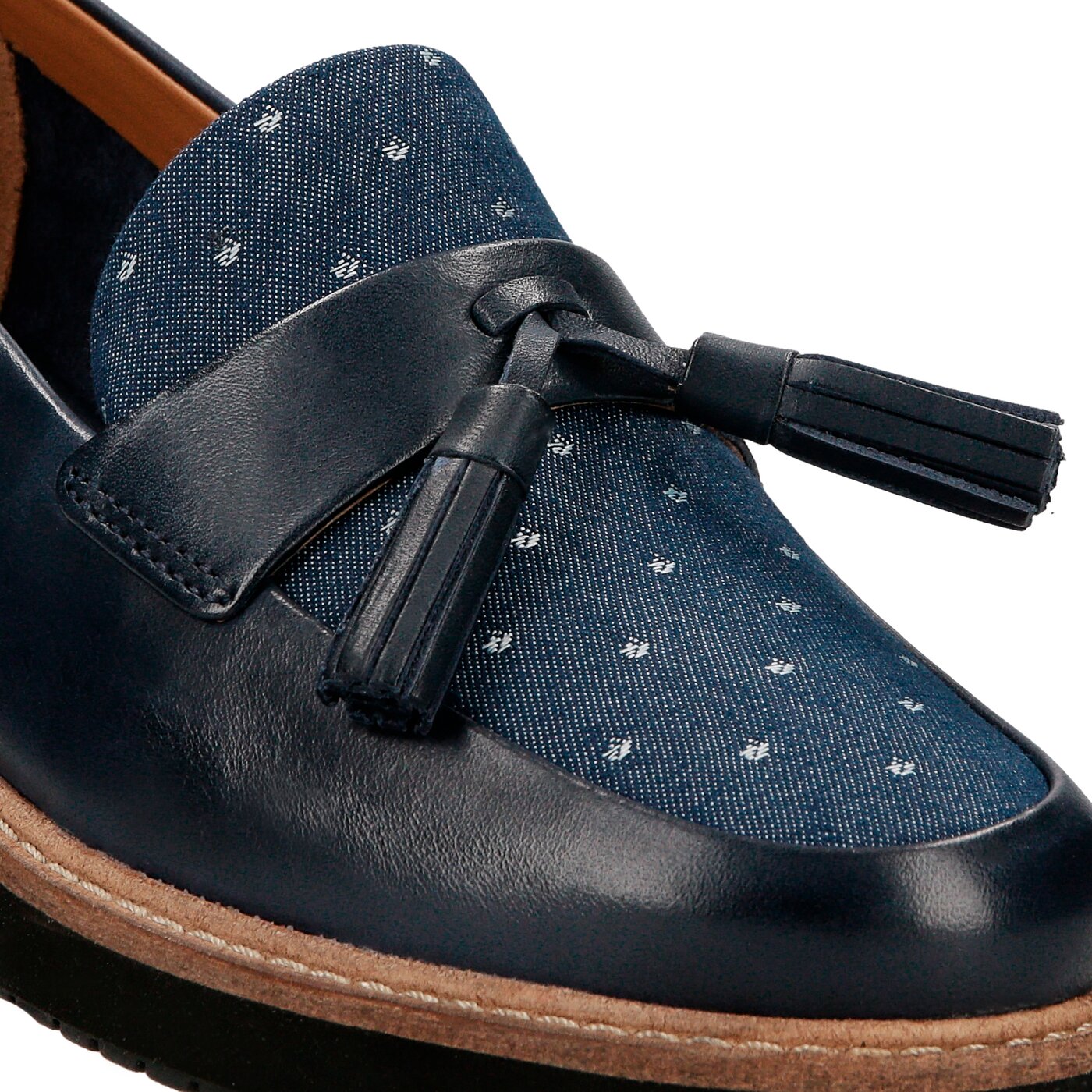 Damskie espadryle CLARKS GLICK CASTINE 26125083 kolor granatowy