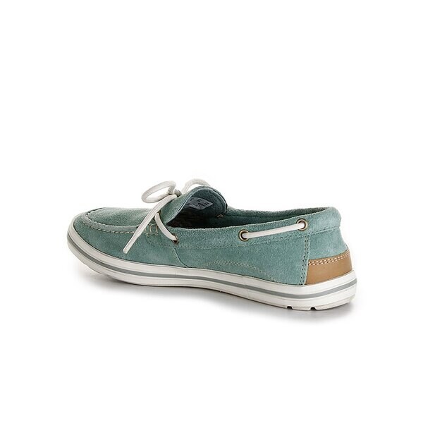 Damskie mokasyny i półbuty TIMBERLAND EK CASCO BAY BOAT SHOE 3951r kolor zielony