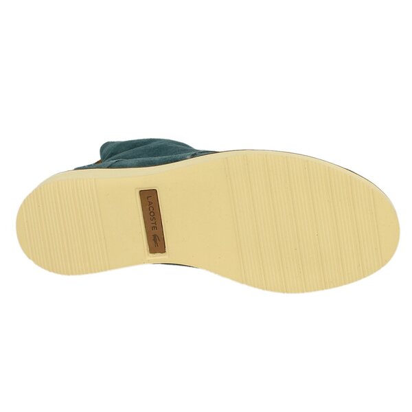 Damskie botki / sztyblety LACOSTE BAYLEN 726srw0144125 kolor niebieski