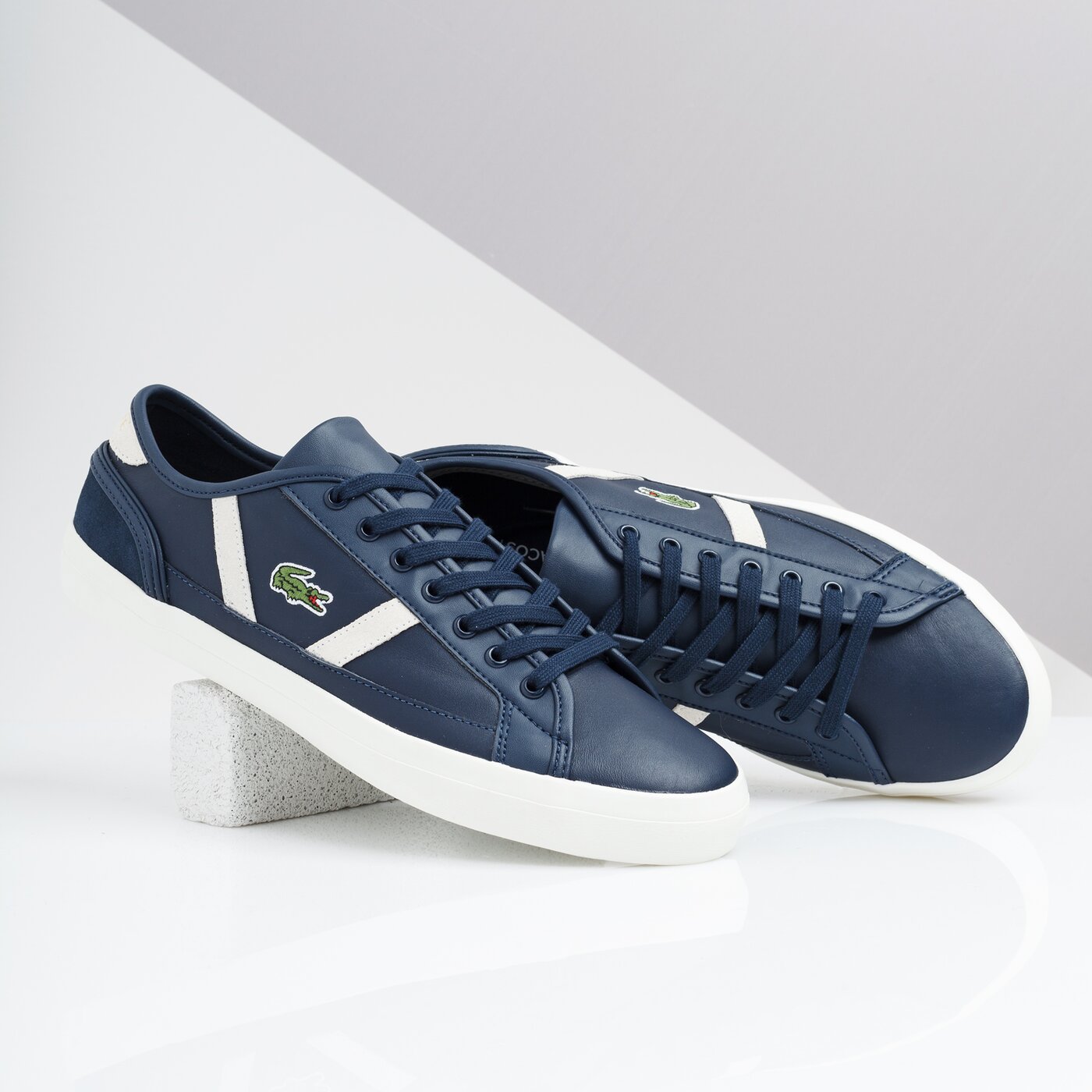 Męskie trampki LACOSTE SIDELINE 119 3 CMA 737cma0068j18 kolor granatowy