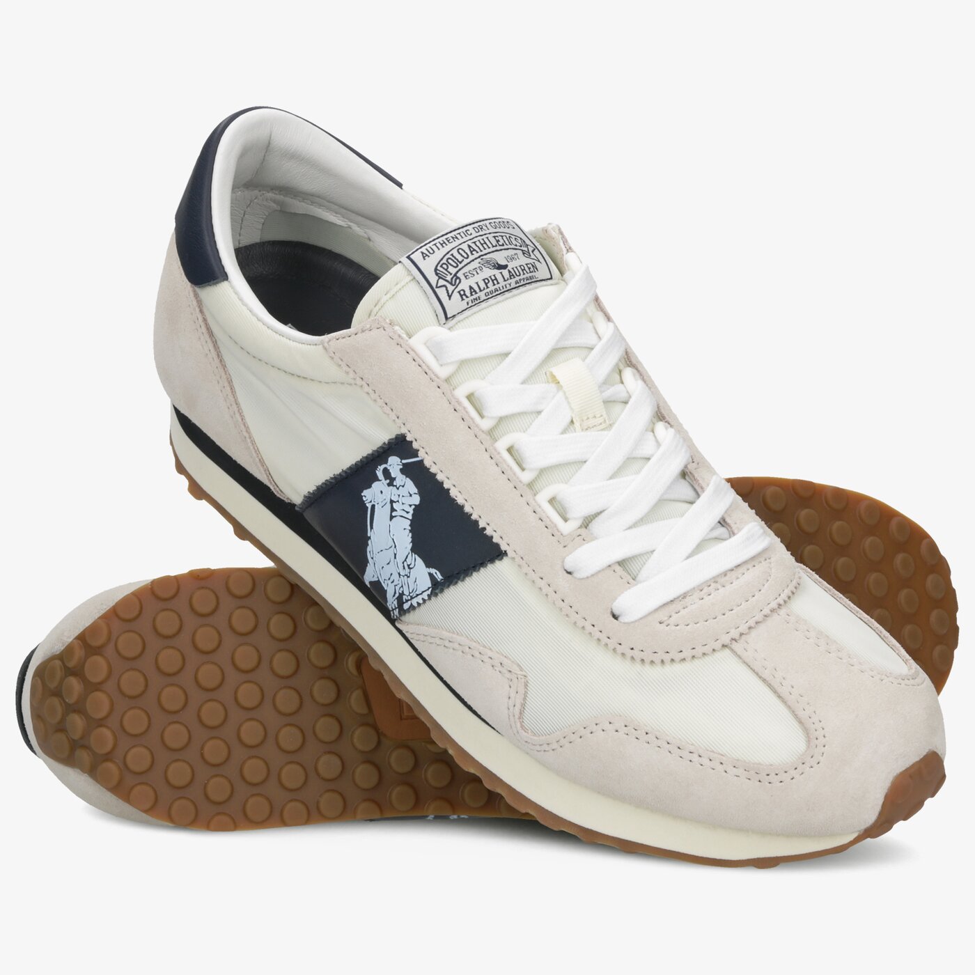 Męskie sneakersy (buty) POLO RL TRAIN 90 PP SNEAKERS ATHLETIC SHOE  809755192003 kolor szary