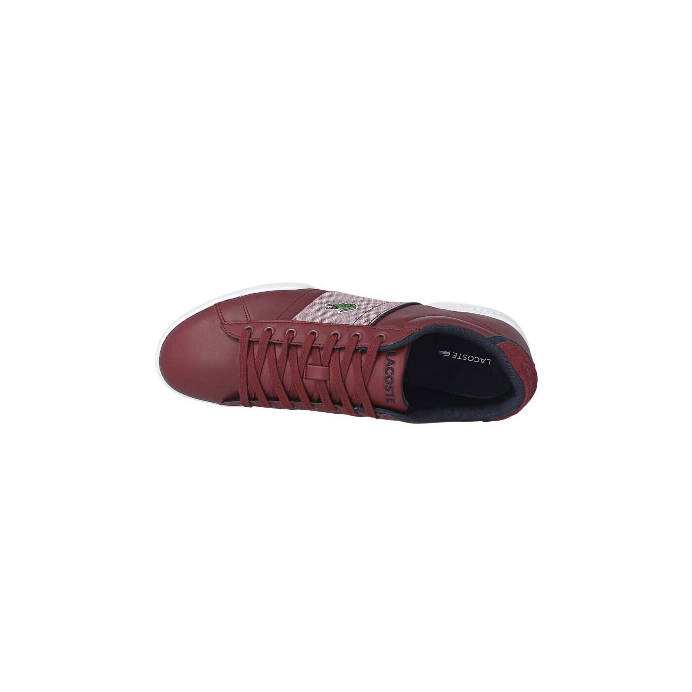 Męskie sneakersy (buty) LACOSTE DESTON 116 2 731spm0083112 kolor bordowy