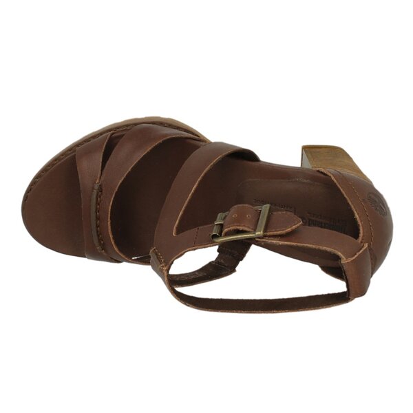 Damskie sandały TIMBERLAND EK STRATHAM SANDAL ANKLE STRAP 8069a kolor brązowy
