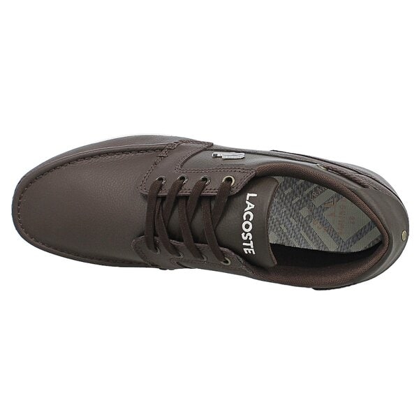 Męskie mokasyny LACOSTE DREYFUS LX  729spm2003db2 kolor brązowy