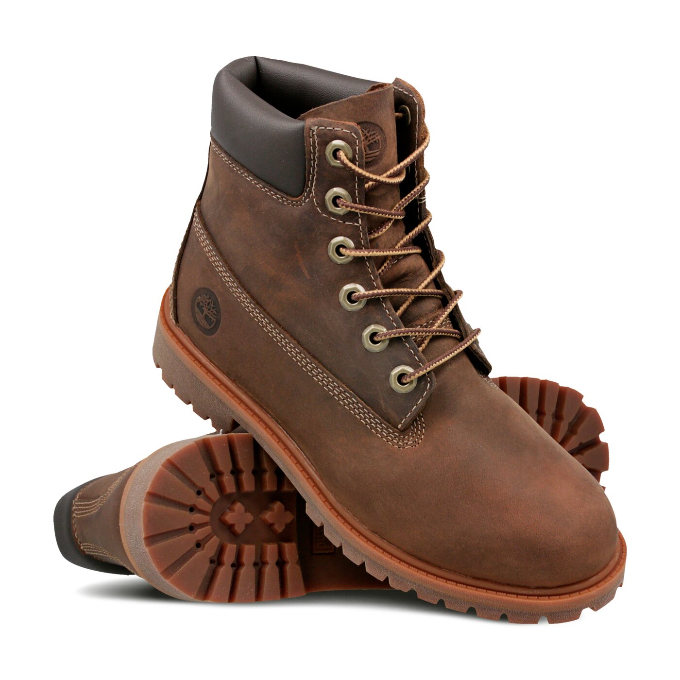 Dziecięce trapery TIMBERLAND PREMIUM 6 INCH BOOT  80903 kolor brązowy