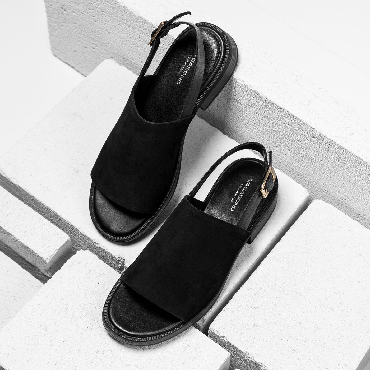 Damskie sandały VAGABOND IVY 433415020 kolor czarny