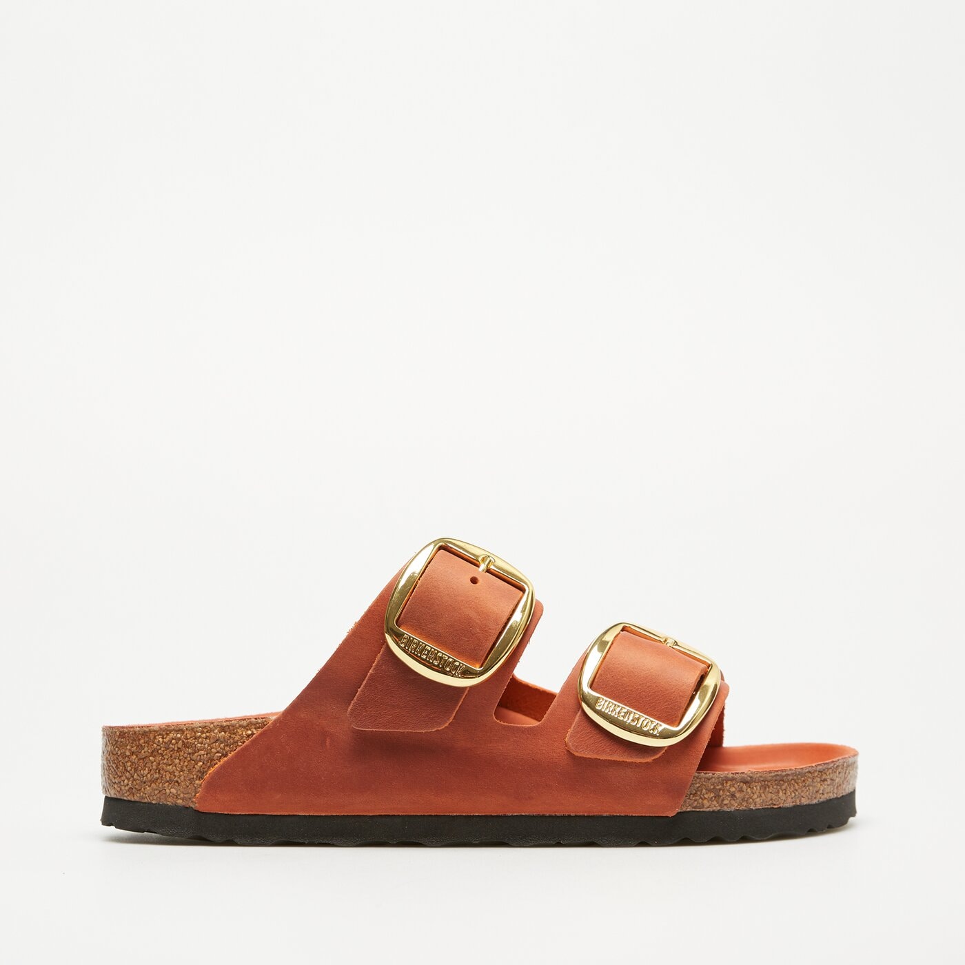 Damskie klapki BIRKENSTOCK ARIZONA BIG BUCKLE LEOI 1026661 kolor pomarańczowy