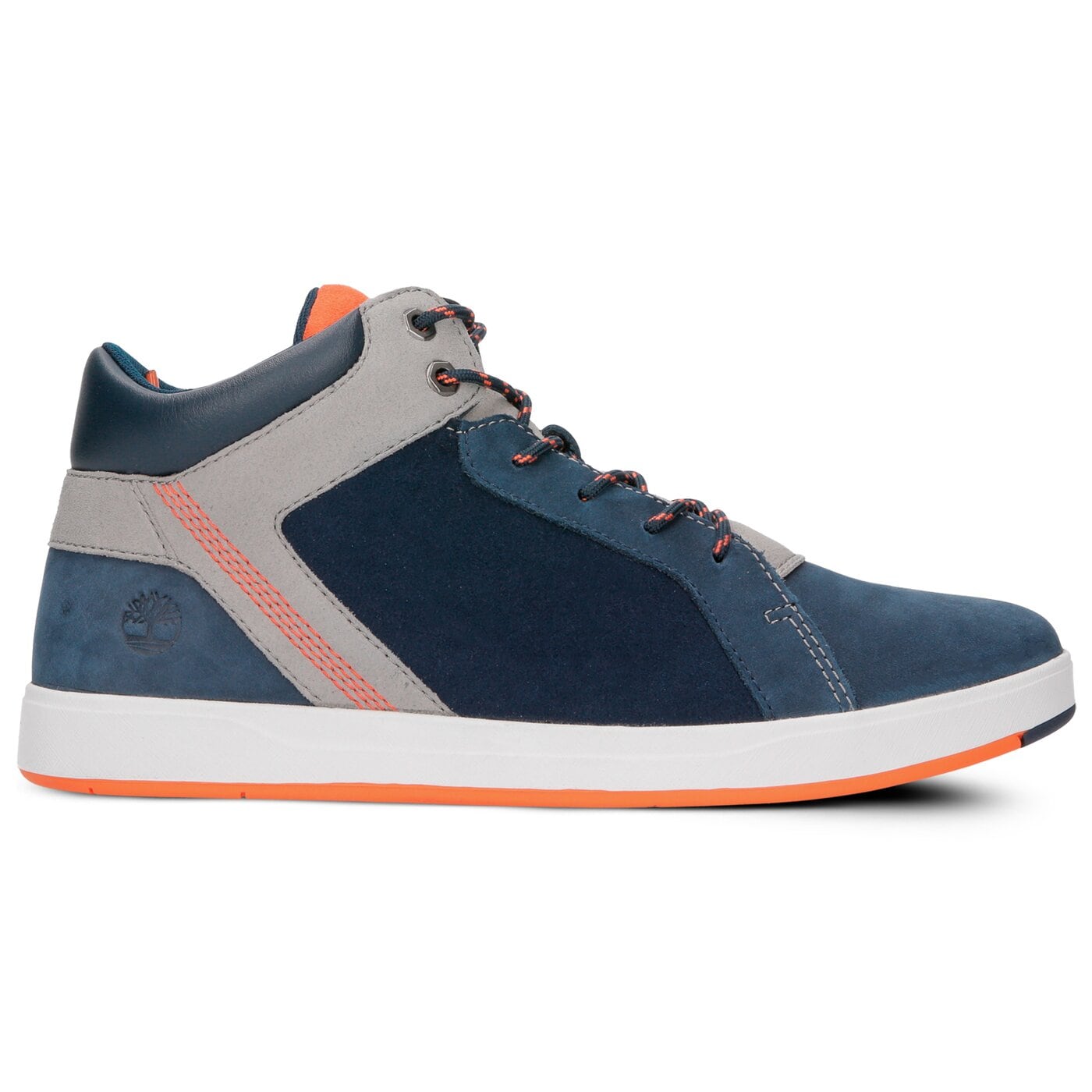 Dziecięce sneakersy (buty) TIMBERLAND DAVIS SQUARE LTHRCHKZIP a1uq7 kolor granatowy