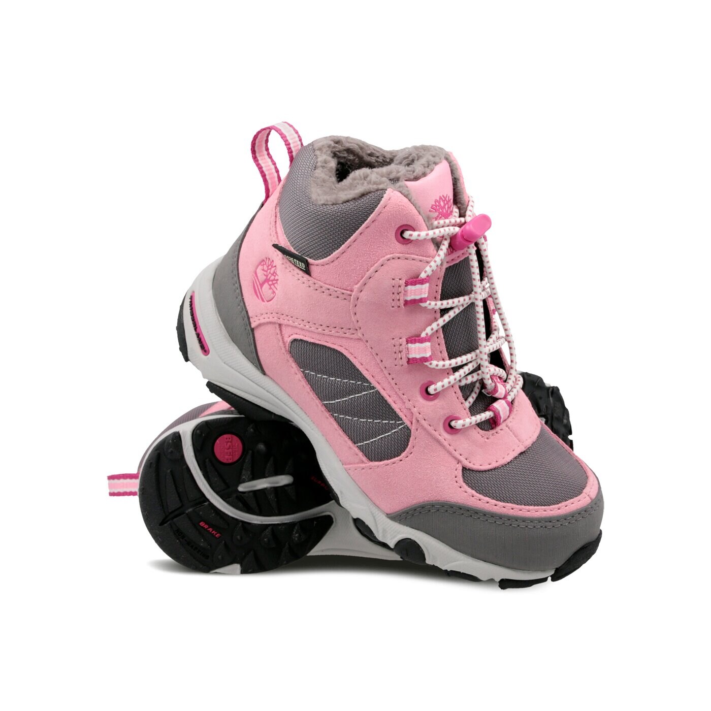 Dziecięce buty outdoor / trekkingowe TIMBERLAND OSSIPEE MID BUNGEE GTX WL a1u4q kolor różowy