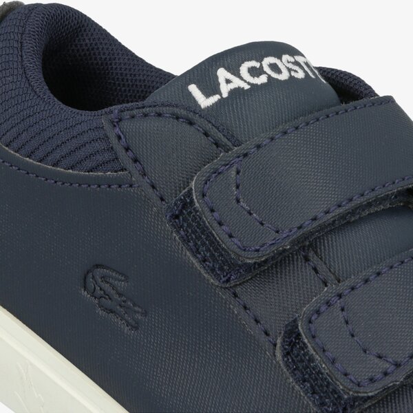 Dziecięce sneakersy (buty) LACOSTE STRAIGHTSET 319 4 CUI 738cui0021j18 kolor granatowy