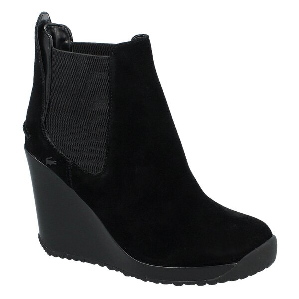 Damskie botki / sztyblety LACOSTE TERRIANNE 728srw1144024 kolor czarny